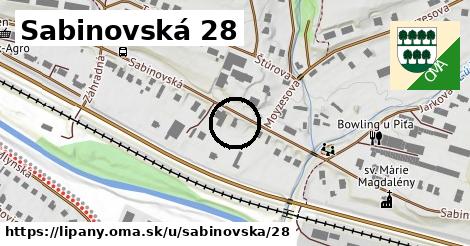 Sabinovská 28, Lipany