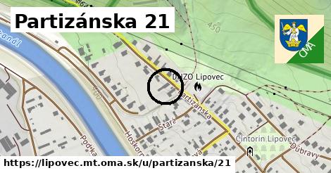 Partizánska 21, Lipovec, okres MT