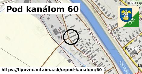 Pod kanálom 60, Lipovec, okres MT