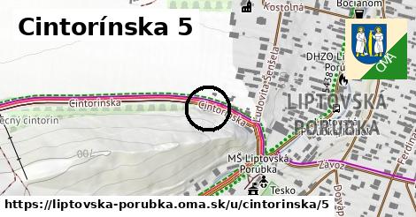 Cintorínska 5, Liptovská Porúbka