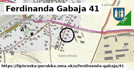 Ferdinanda Gabaja 41, Liptovská Porúbka