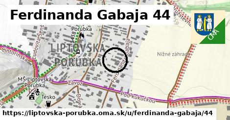 Ferdinanda Gabaja 44, Liptovská Porúbka