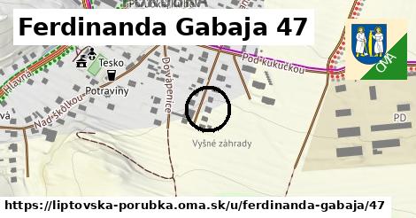 Ferdinanda Gabaja 47, Liptovská Porúbka