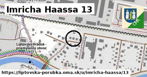 Imricha Haassa 13, Liptovská Porúbka