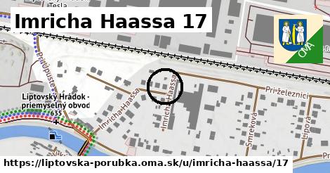 Imricha Haassa 17, Liptovská Porúbka