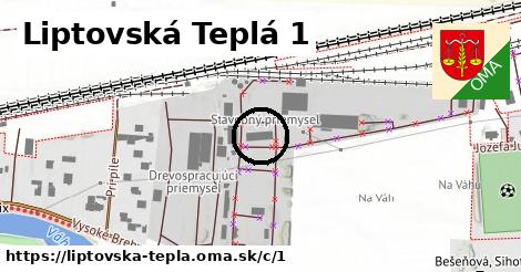 Liptovská Teplá <span class="supisne">1</span>
