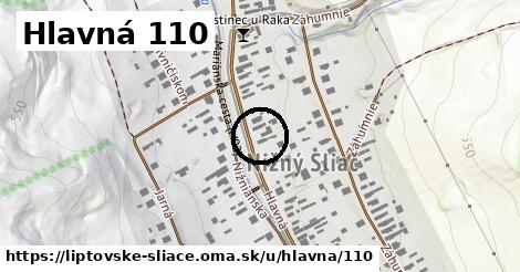 Hlavná 110, Liptovské Sliače