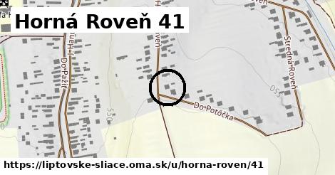 Horná Roveň 41, Liptovské Sliače