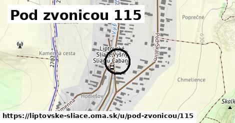 Pod zvonicou 115, Liptovské Sliače