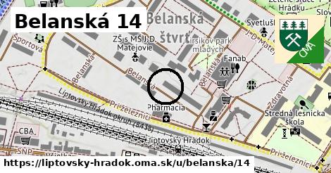 Belanská 14, Liptovský Hrádok