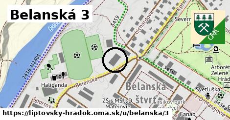 Belanská 3, Liptovský Hrádok