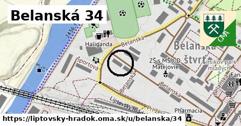 Belanská 34, Liptovský Hrádok