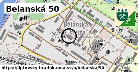 Belanská 50, Liptovský Hrádok