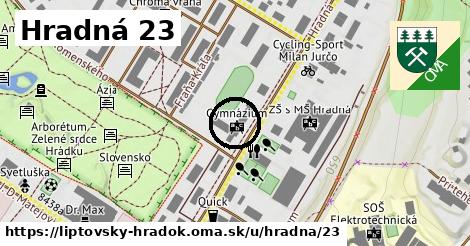 Hradná 23, Liptovský Hrádok