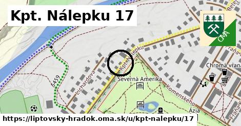 Kpt. Nálepku 17, Liptovský Hrádok