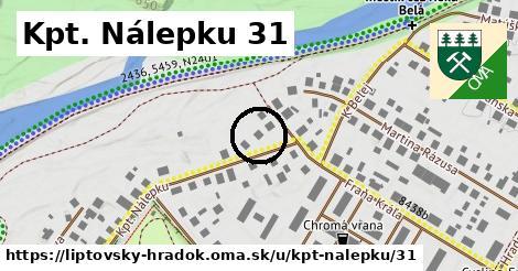 Kpt. Nálepku 31, Liptovský Hrádok