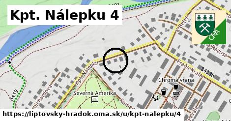 Kpt. Nálepku 4, Liptovský Hrádok