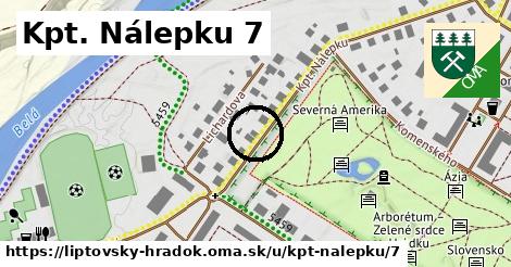 Kpt. Nálepku 7, Liptovský Hrádok