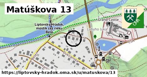 Matúškova 13, Liptovský Hrádok