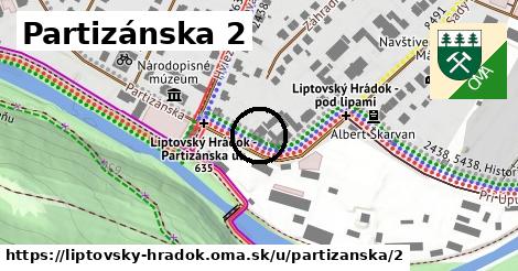 Partizánska 2, Liptovský Hrádok