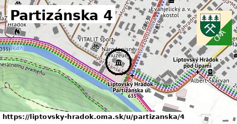 Partizánska 4, Liptovský Hrádok