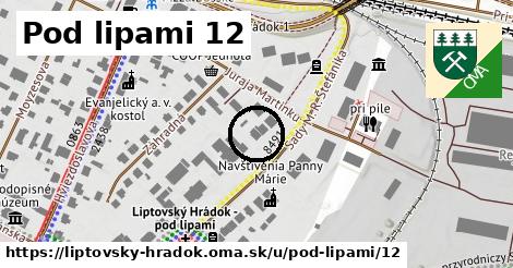 Pod lipami 12, Liptovský Hrádok