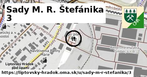 Sady M. R. Štefánika 3, Liptovský Hrádok