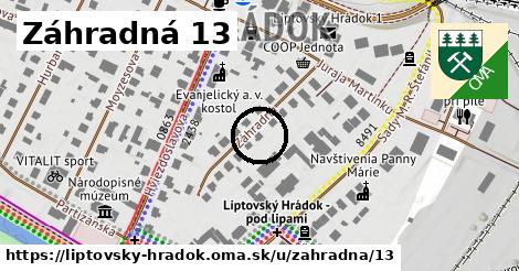 Záhradná 13, Liptovský Hrádok