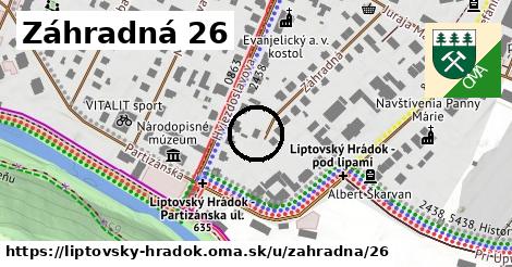 Záhradná 26, Liptovský Hrádok