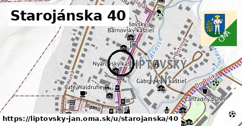 Starojánska 40, Liptovský Ján