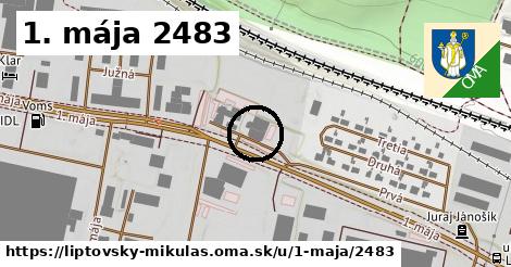 1. mája 2483, Liptovský Mikuláš