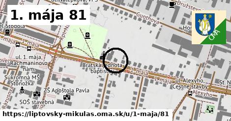 1. mája 81, Liptovský Mikuláš