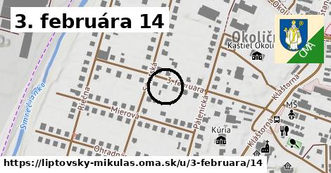 3. februára 14, Liptovský Mikuláš