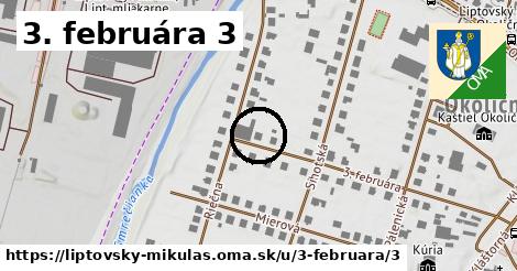 3. februára 3, Liptovský Mikuláš