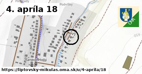 4. apríla 18, Liptovský Mikuláš