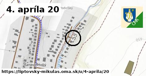 4. apríla 20, Liptovský Mikuláš