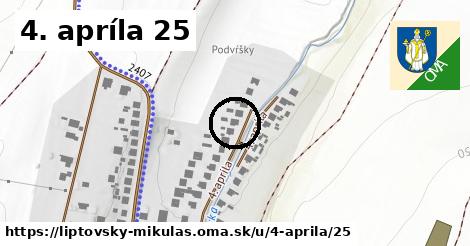 4. apríla 25, Liptovský Mikuláš