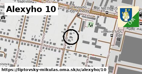 Alexyho 10, Liptovský Mikuláš