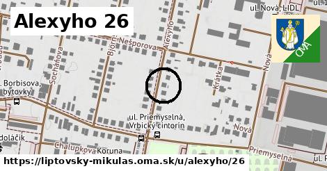 Alexyho 26, Liptovský Mikuláš