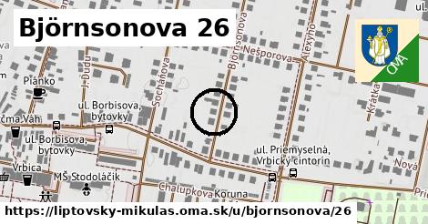 Björnsonova 26, Liptovský Mikuláš