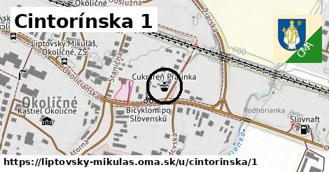 Cintorínska 1, Liptovský Mikuláš