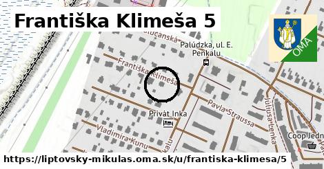 Františka Klimeša 5, Liptovský Mikuláš