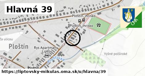 Hlavná 39, Liptovský Mikuláš