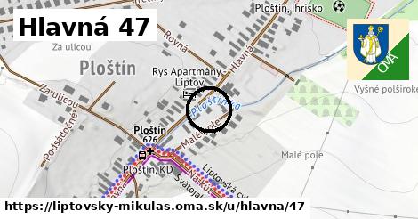 Hlavná 47, Liptovský Mikuláš