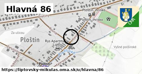 Hlavná 86, Liptovský Mikuláš