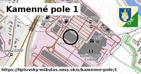 Kamenné pole 1, Liptovský Mikuláš