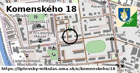 Komenského 18, Liptovský Mikuláš