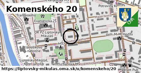 Komenského 20, Liptovský Mikuláš