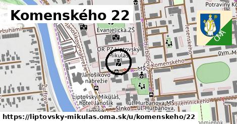 Komenského 22, Liptovský Mikuláš