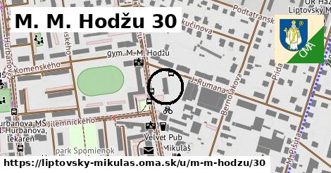 M. M. Hodžu 30, Liptovský Mikuláš